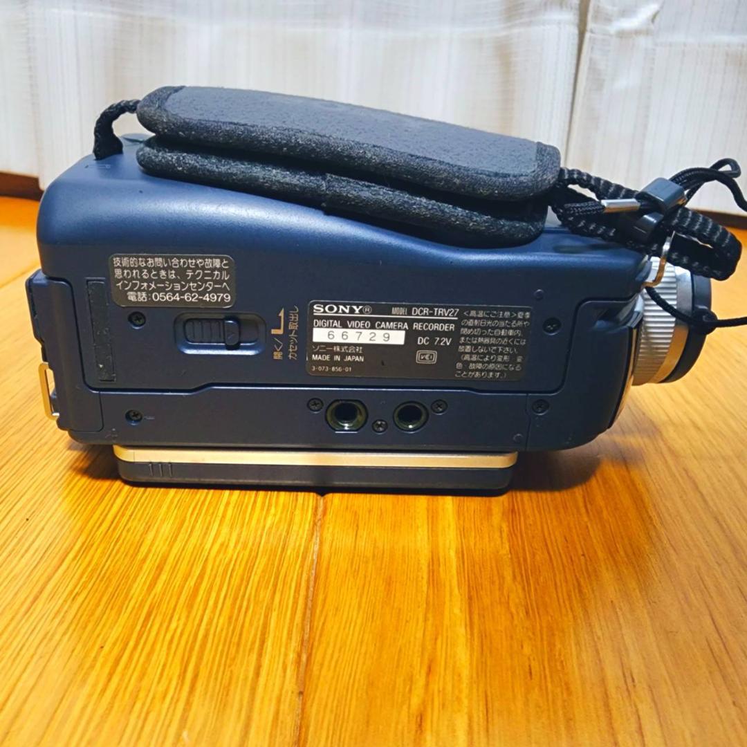 【動作確認済】高画質 SONY MiniDV ビデオカメラ DCR-TRV27