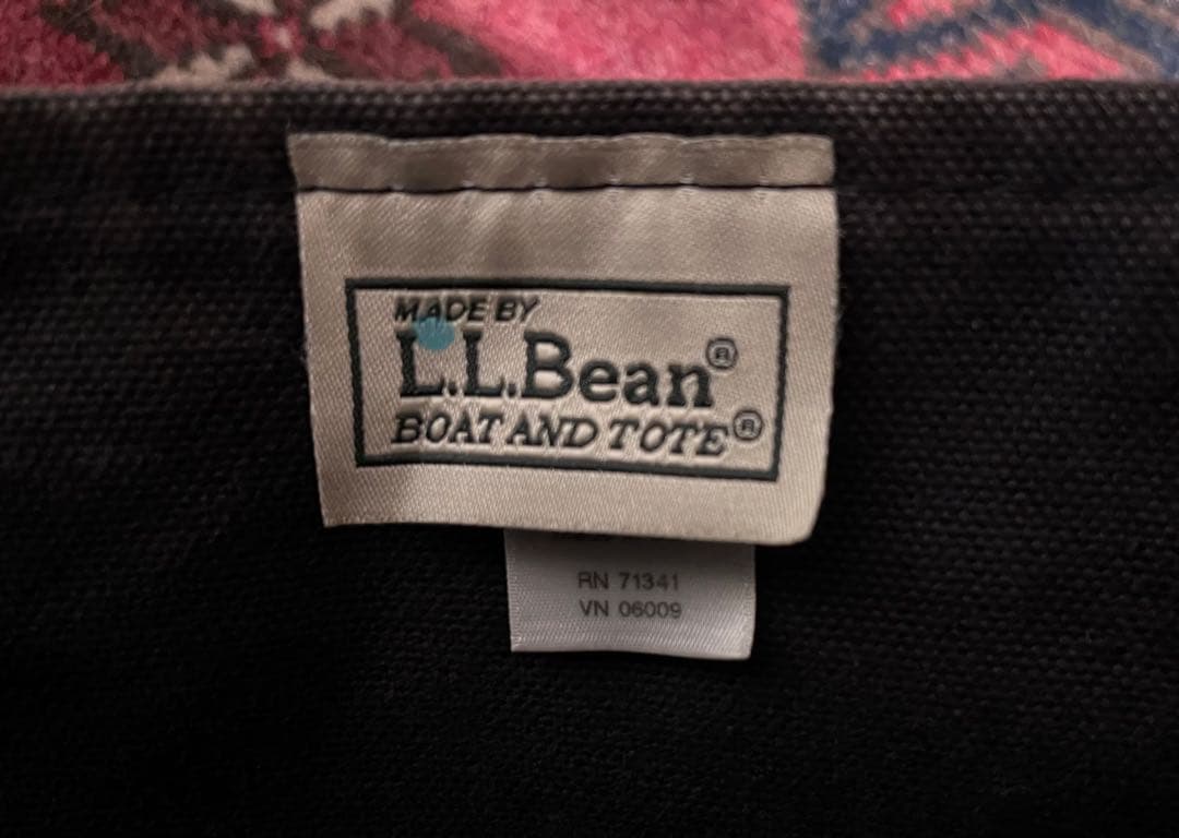 USA製　L.L.Bean フェード ブラック トートバッグ