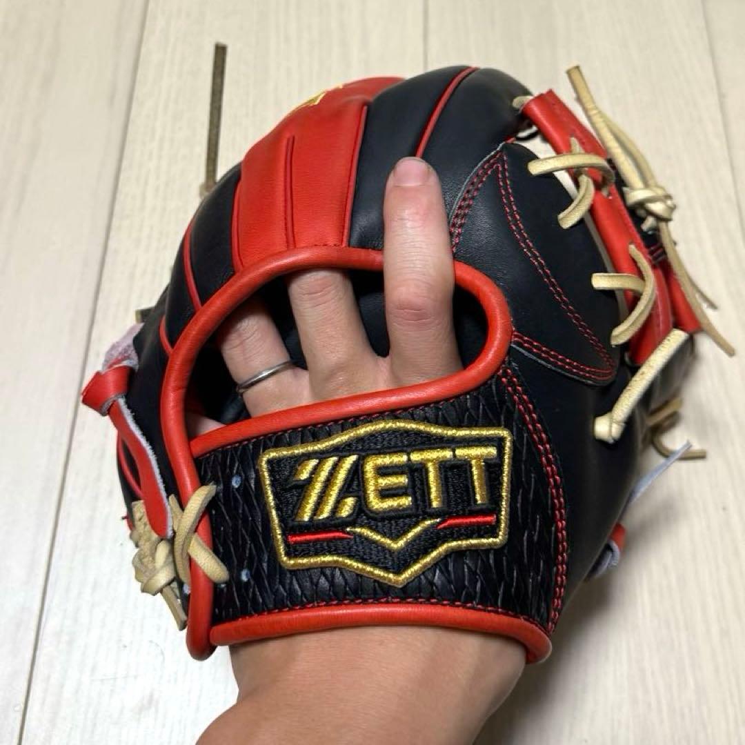 ZETTプロステイタス軟式今宮健太モデル湯揉み型付け済み