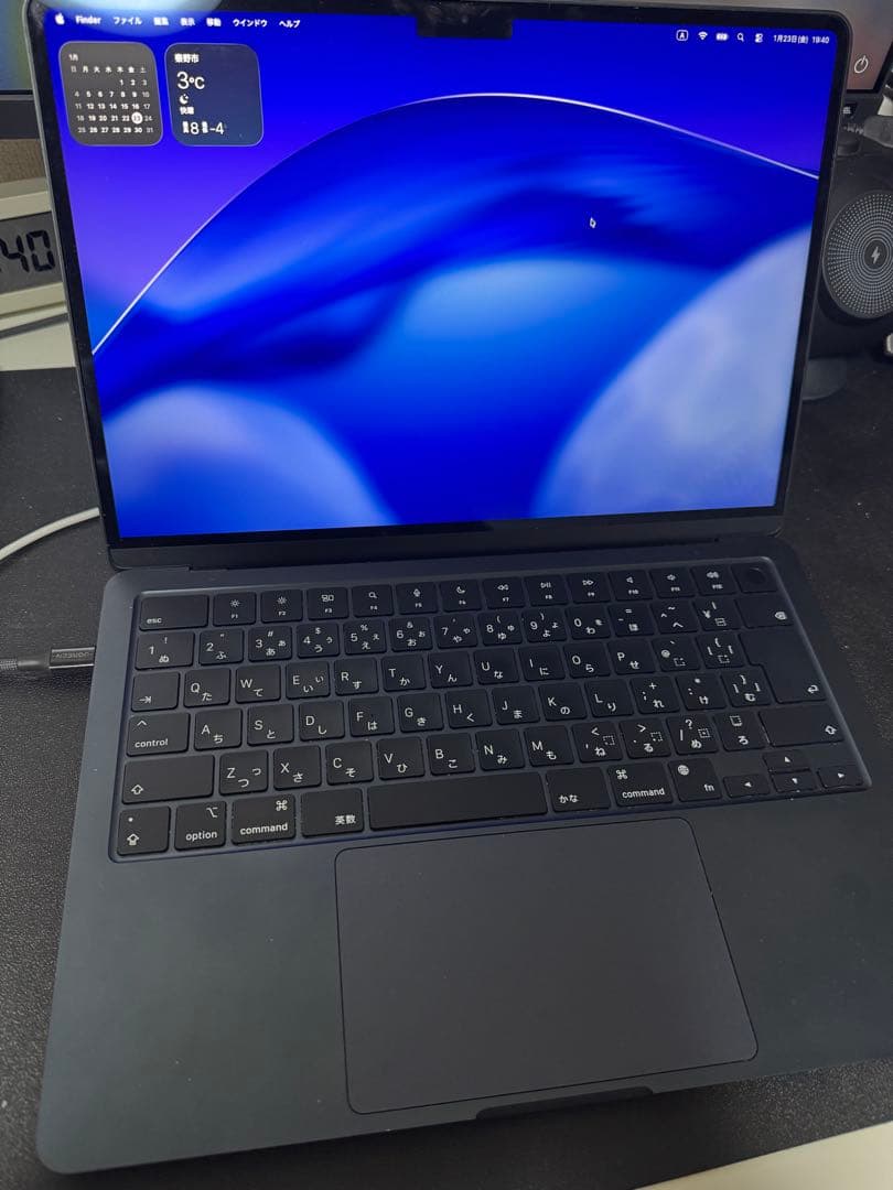 【メモリ24GB】M2 MacBookAir 24GB/512GB ミッドナイト