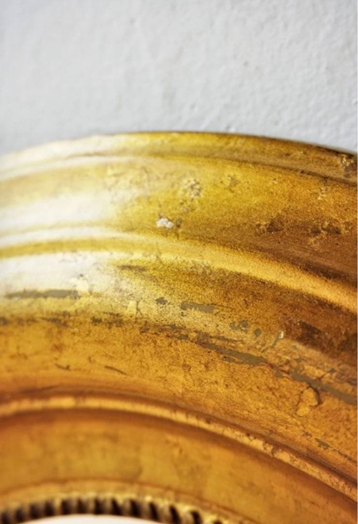 ヴィンテージ/楕円形/壁掛けミラー