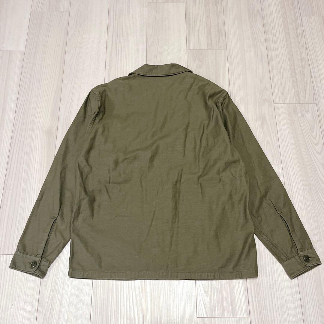 希少 TOYS McCOY 107 COTTON ユーティリティシャツ 長袖