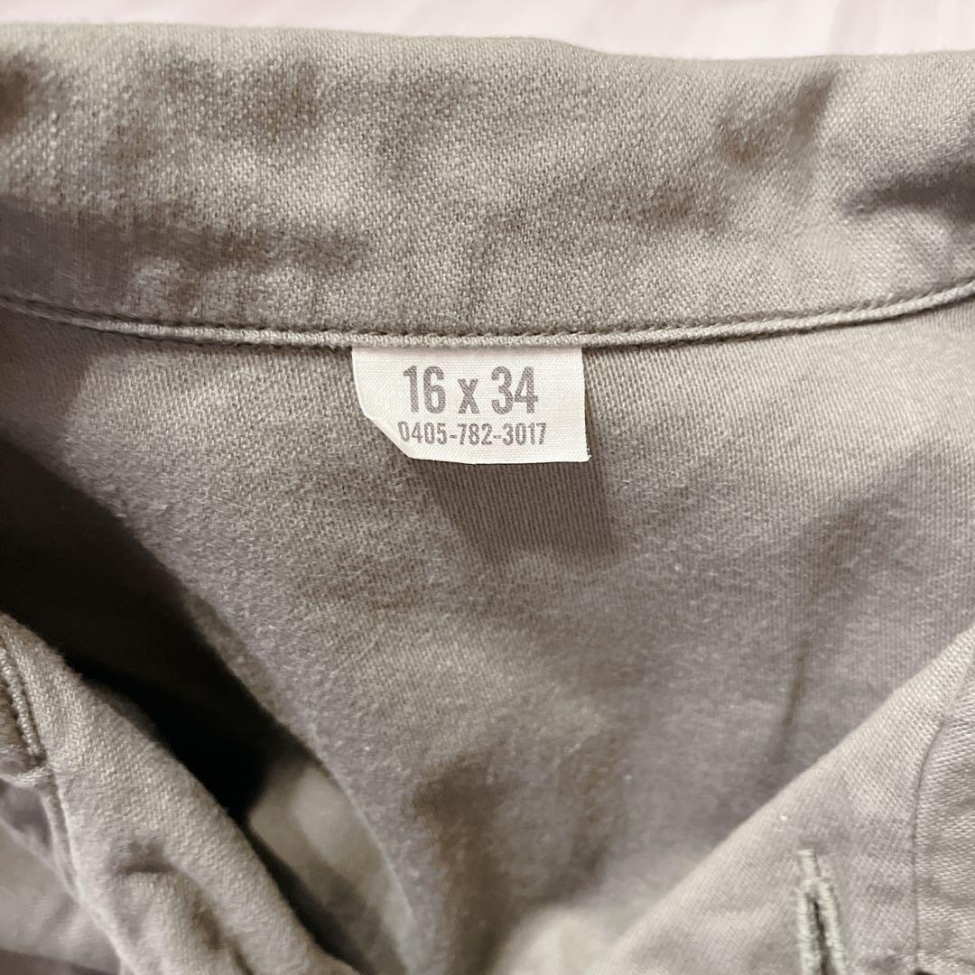 希少 TOYS McCOY 107 COTTON ユーティリティシャツ 長袖