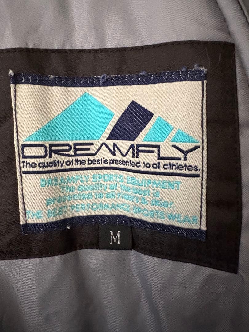 DREAMFLY スキーウェア Mサイズ 緑/黒