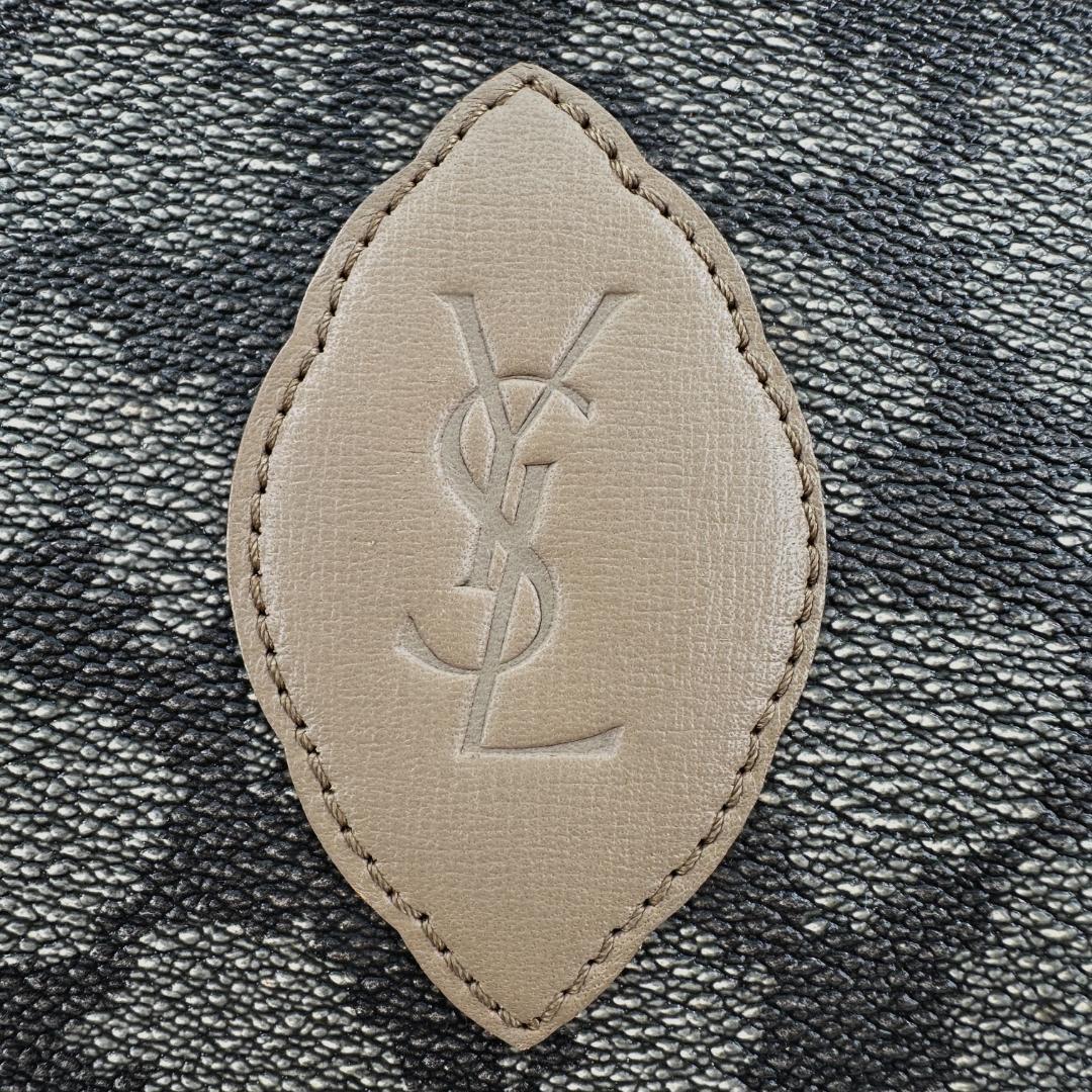 YSL ヴィンテージ　イブサンローラン　PVC　ハンドバッグ