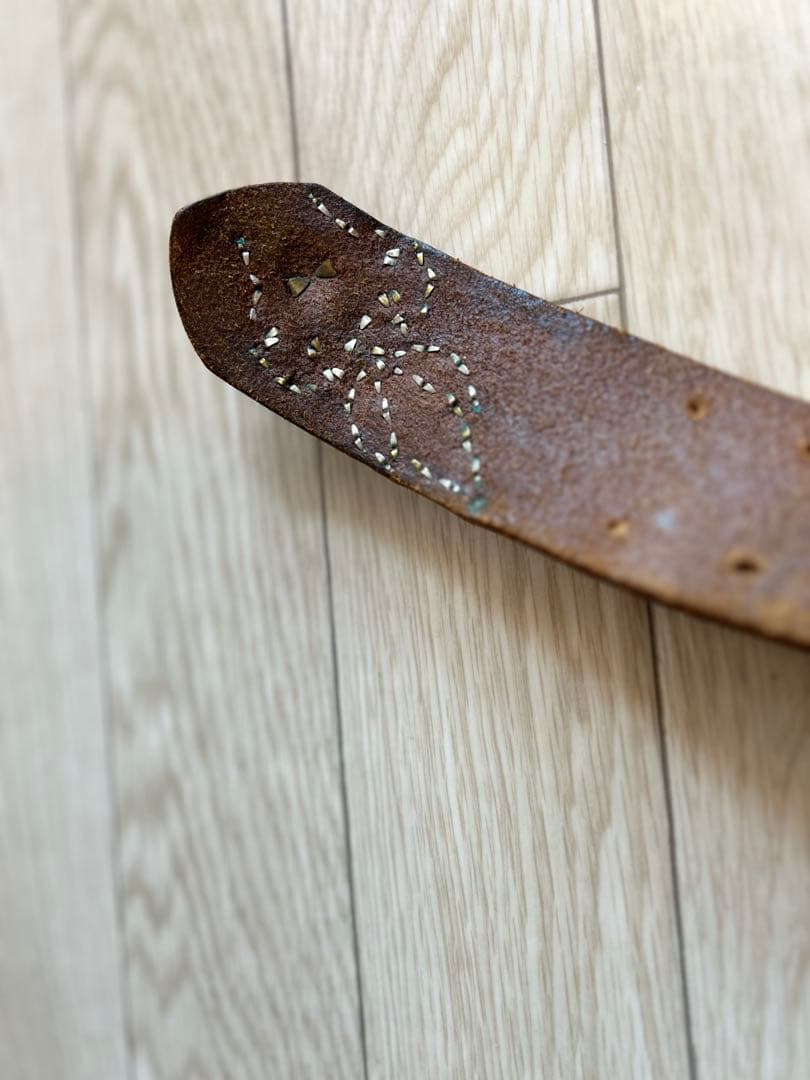 ウルフズヘッドタイプ　スパイダーウェブ　スタッズベルト