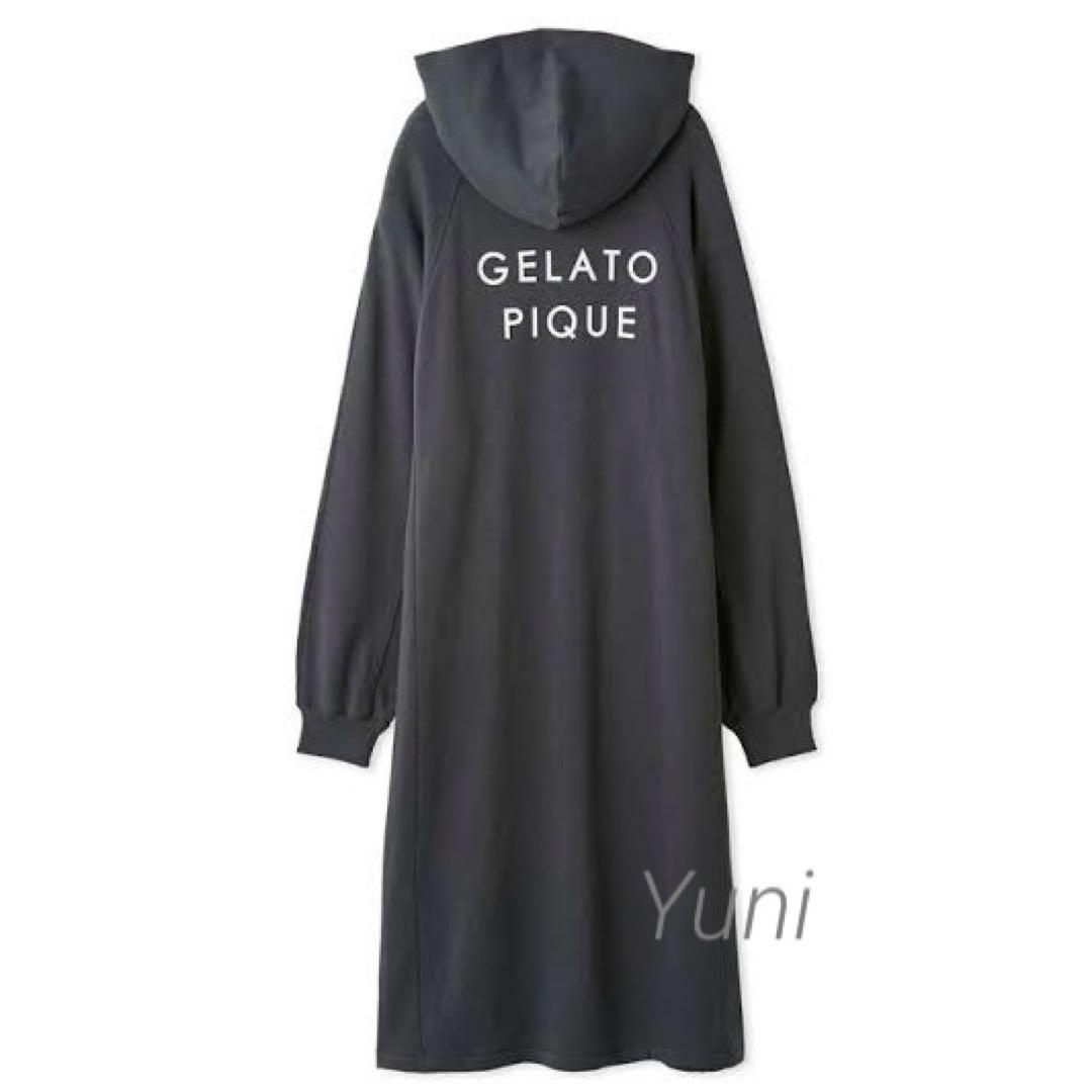 正規品♡ロゴ裏毛ワンピース♡チャコールグレー