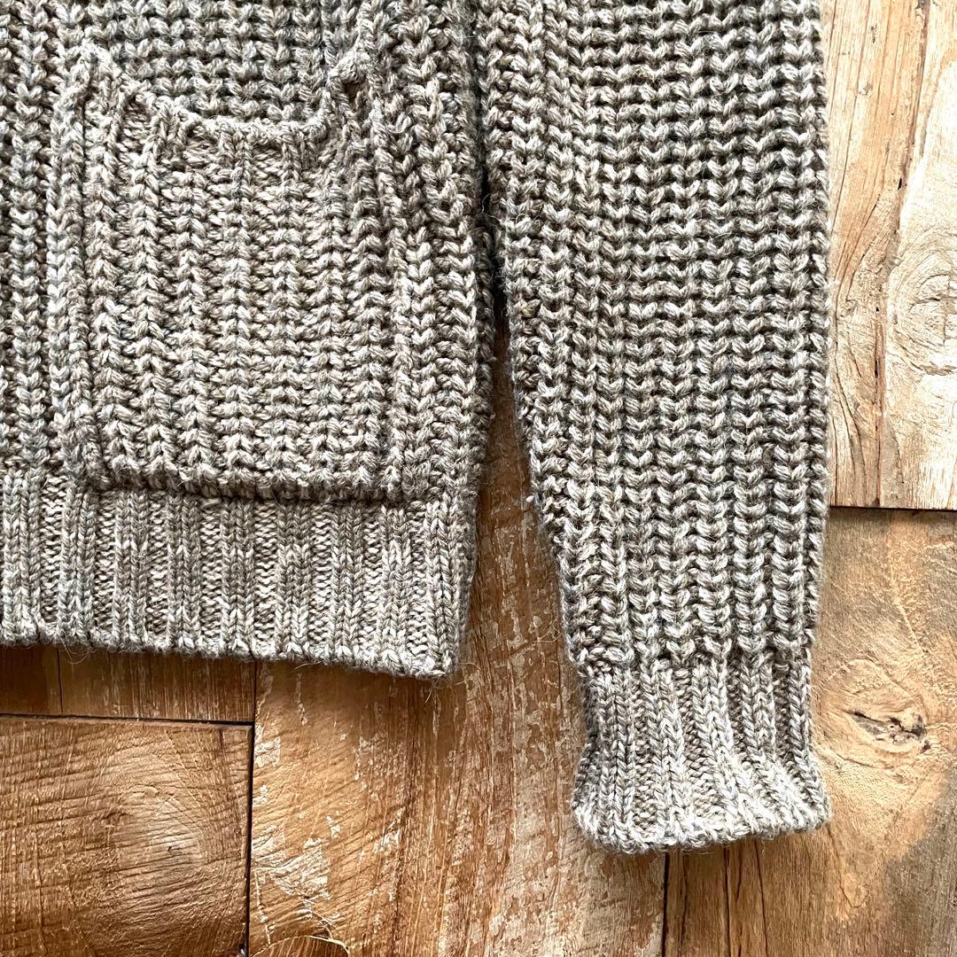 【美品】Drumohr ローゲージ スタンドカラー ニット カーディガン 44