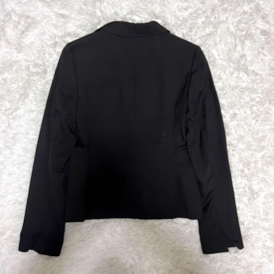 UNTITLED セットアップ パンツスーツ ブラック ストライプ XL 黒