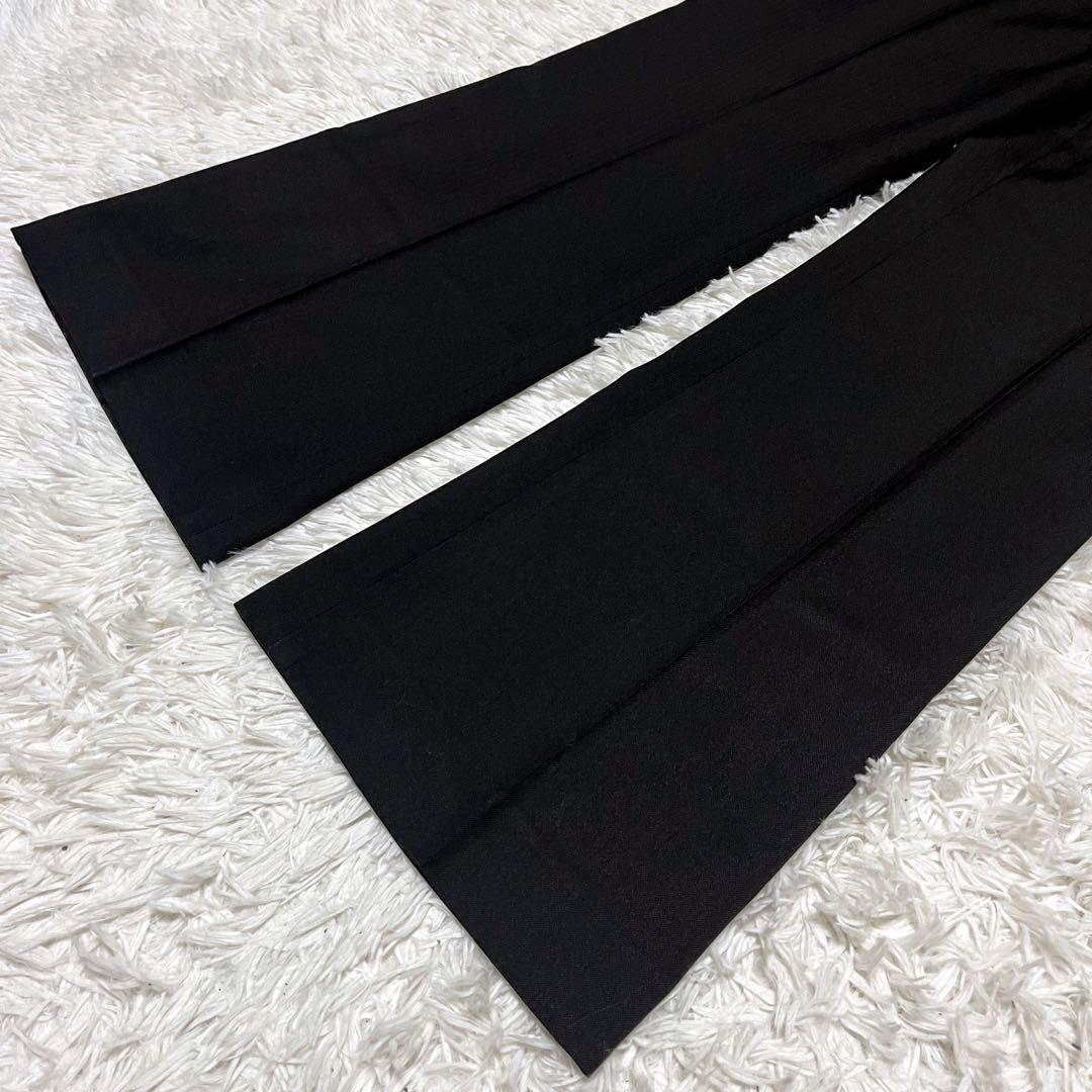 UNTITLED セットアップ パンツスーツ ブラック ストライプ XL 黒