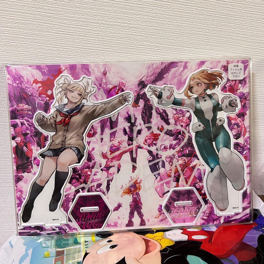 ヒロアカ 原画展 アクリルメガフィギュア ウラビティ トガヒミコ