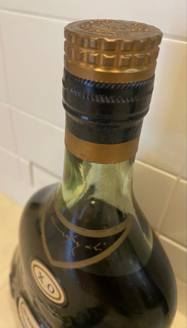 【未開封】Hennessy XO コニャック　グリーンボトル　金キャップ　古酒