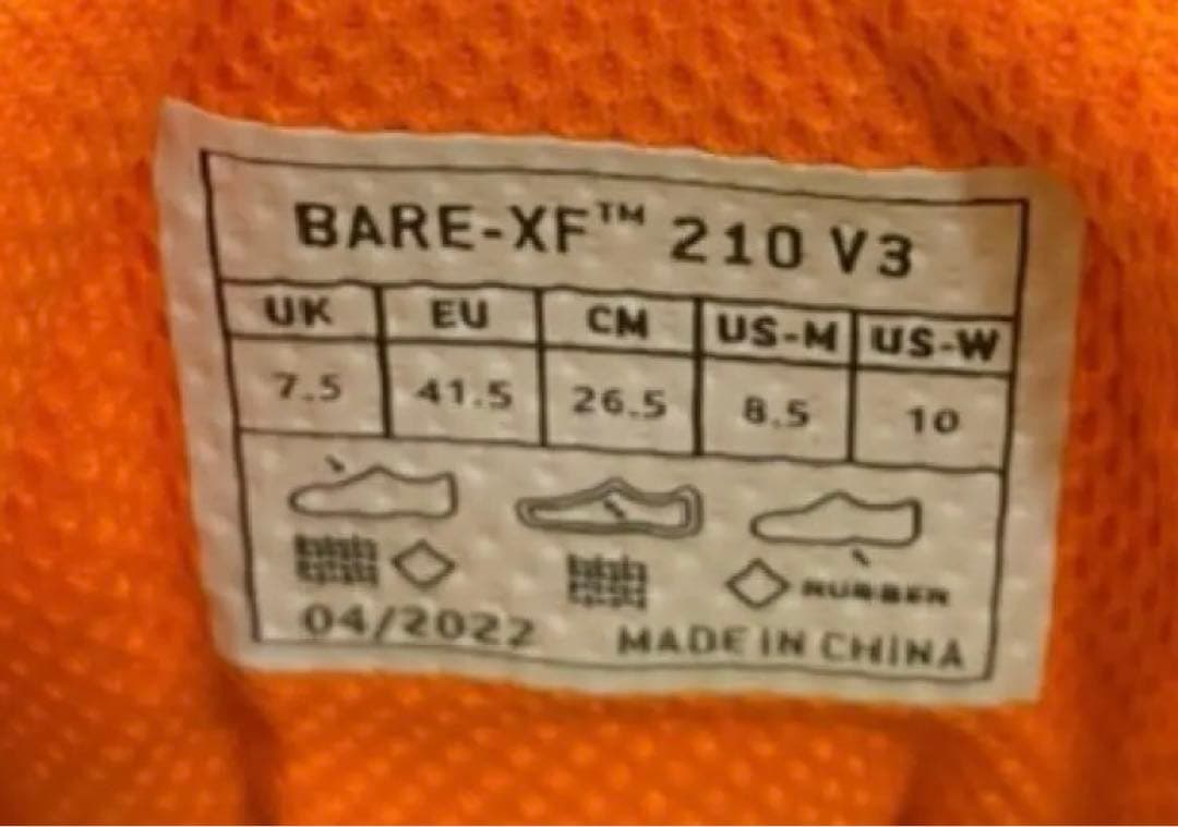 inov-8 bare-xf 210 イノヴェイト　 inov8 トレーニング