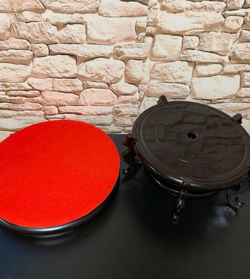 タンテーブル付き　檜置物　インテリア　飾り　オブジェ