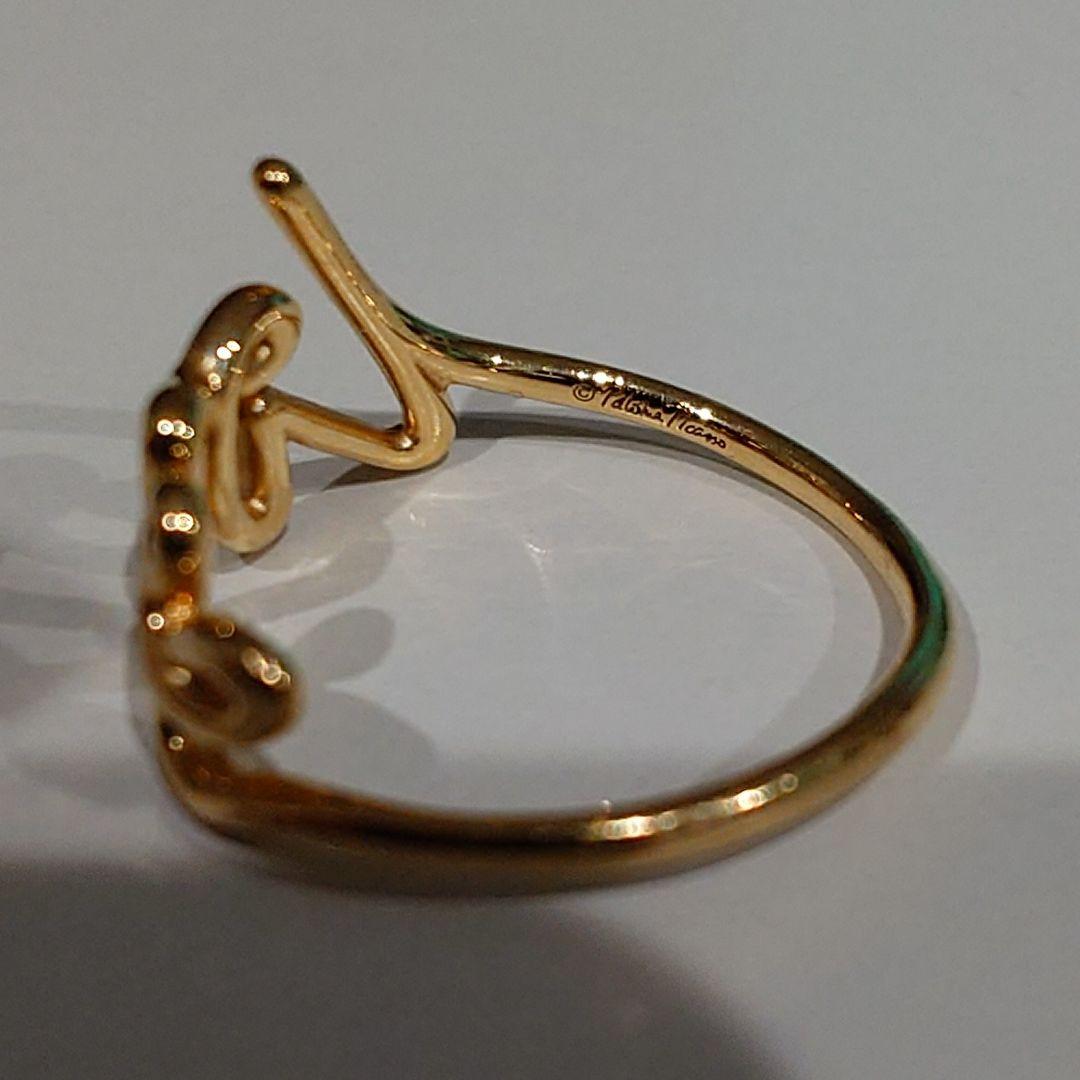 ティファニー パロマピカソ ラブリング スモール k18 love