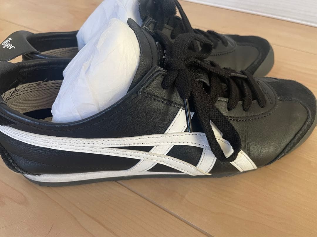 Onitsuka Tiger MEXICO 66 ブラック×ホワイト 24.5