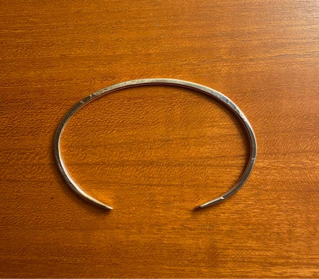 アクセサリー frank and easy sv thin bangle
