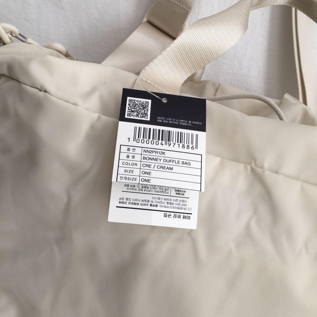 ザノースフェイス ショルダーバッグ ダッフルバッグ ナイロン クリーム A4対応