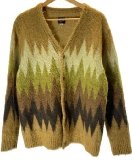 Needles Mohair Cardigan Zigzag モヘアニット