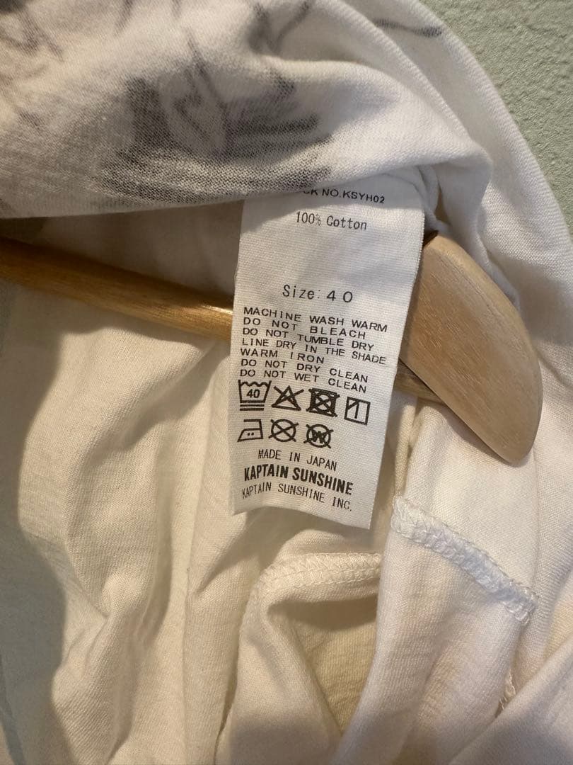 kaptain sunshine 花井佑介コラボTシャツ　旗艦店限定