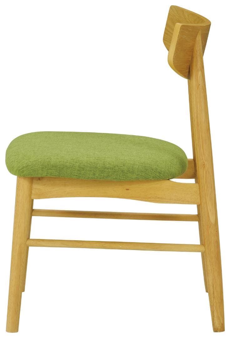 SK DC XS8　8脚　ダイニングチェア　ナチュラル＊グリーン