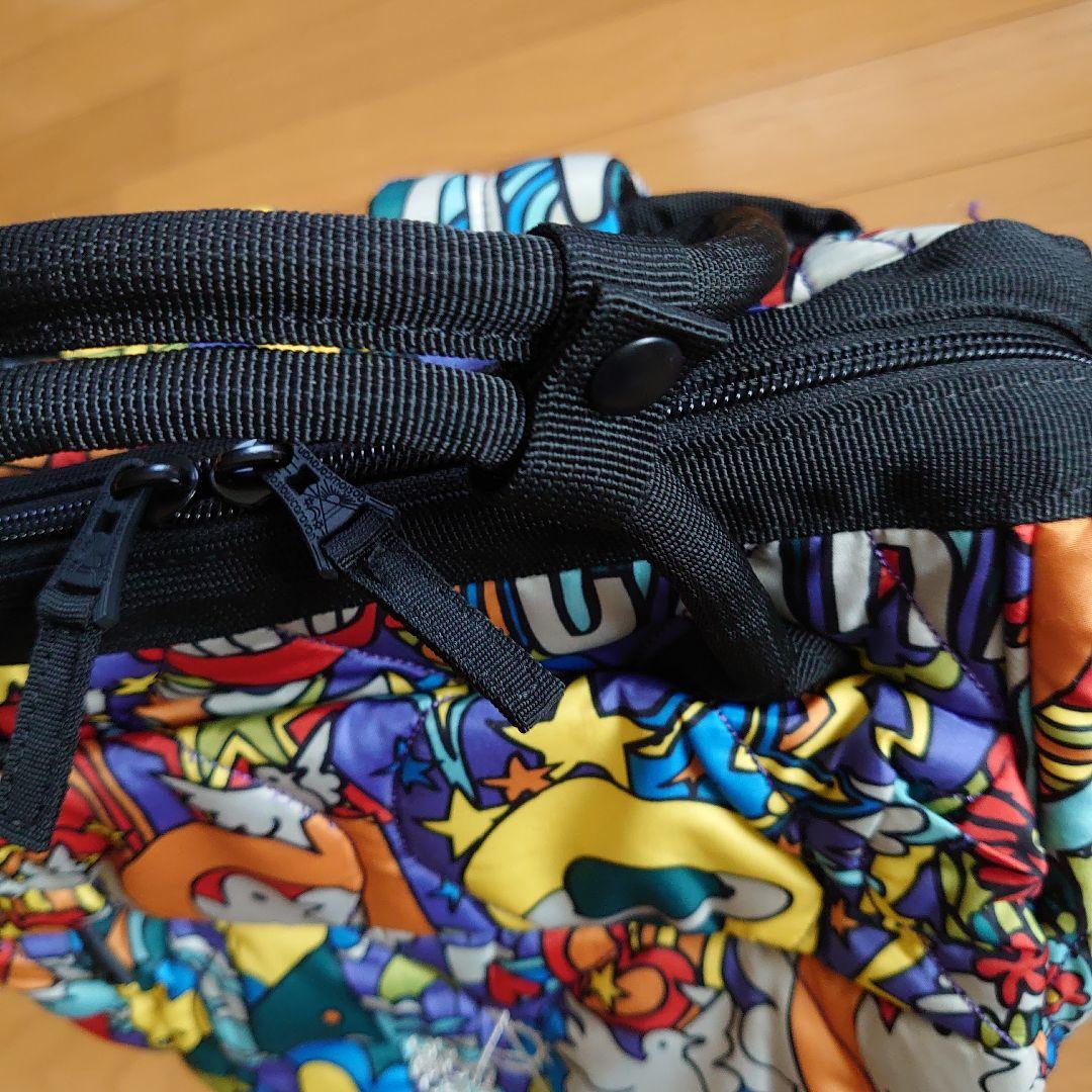 ゴースローキャラバン美品。カラフルアートリュック