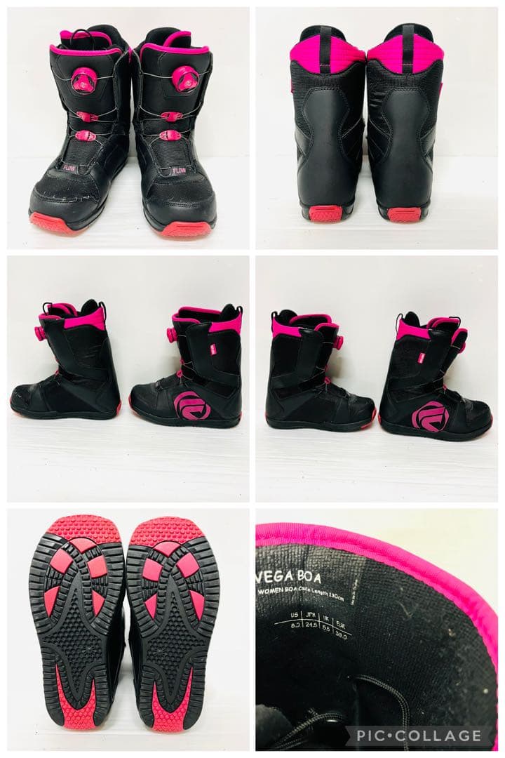 レディース　サロモン　スノボセット　スノーボード　K2 FLOW 24.5cm