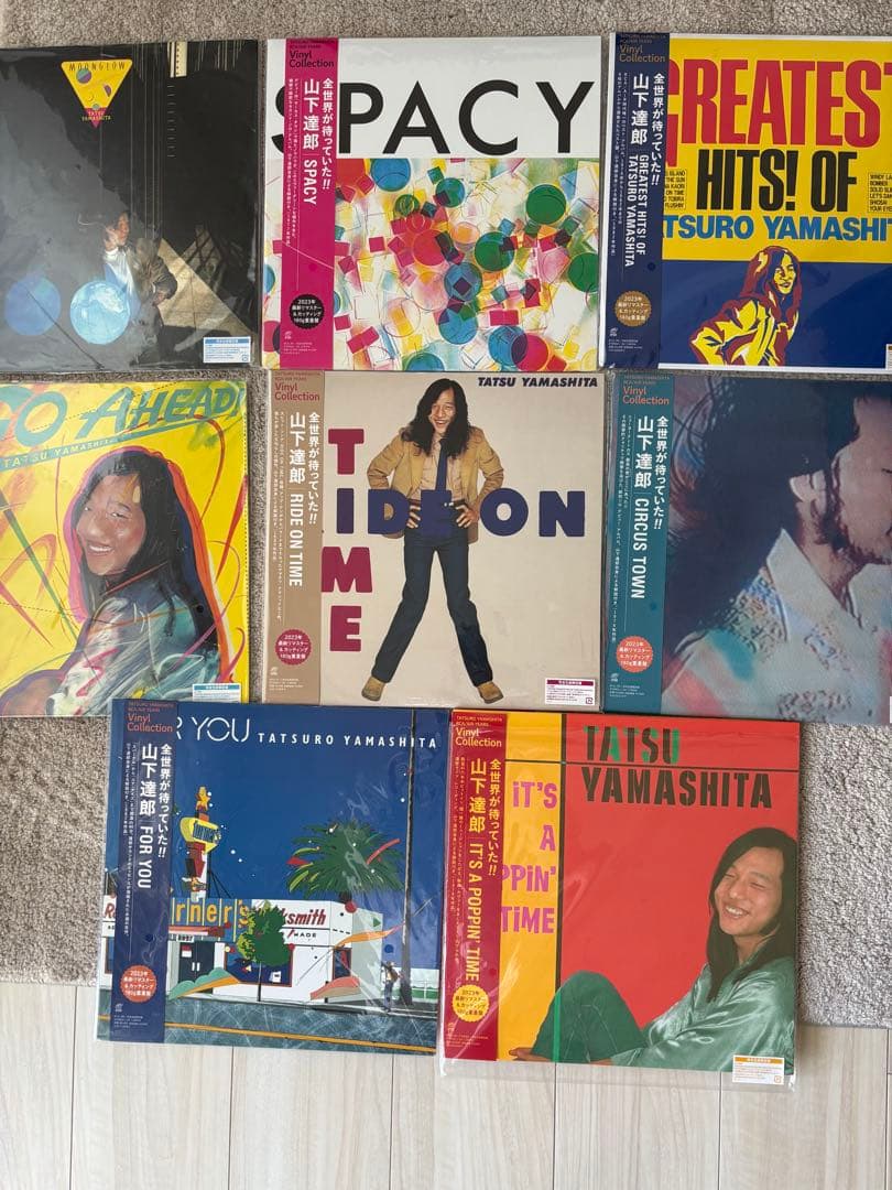 山下達郎 レコード2023年最新リマスター&カッティング　180g重量盤のセット