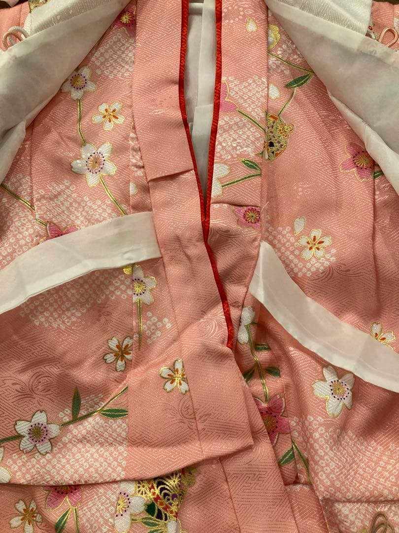 七五三　三才　女の子　着物　被布　ピンク　フルセット　キョウエツ