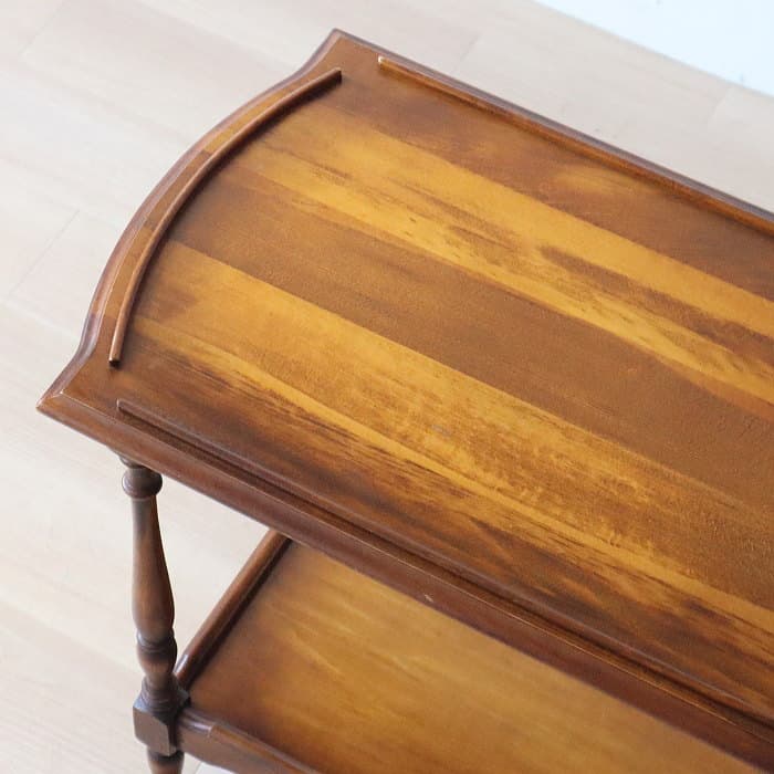 オールド カリモク コロニアル キッチンワゴン レトロ 木製