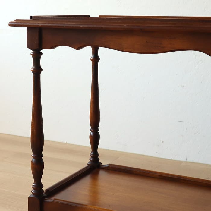 オールド カリモク コロニアル キッチンワゴン レトロ 木製