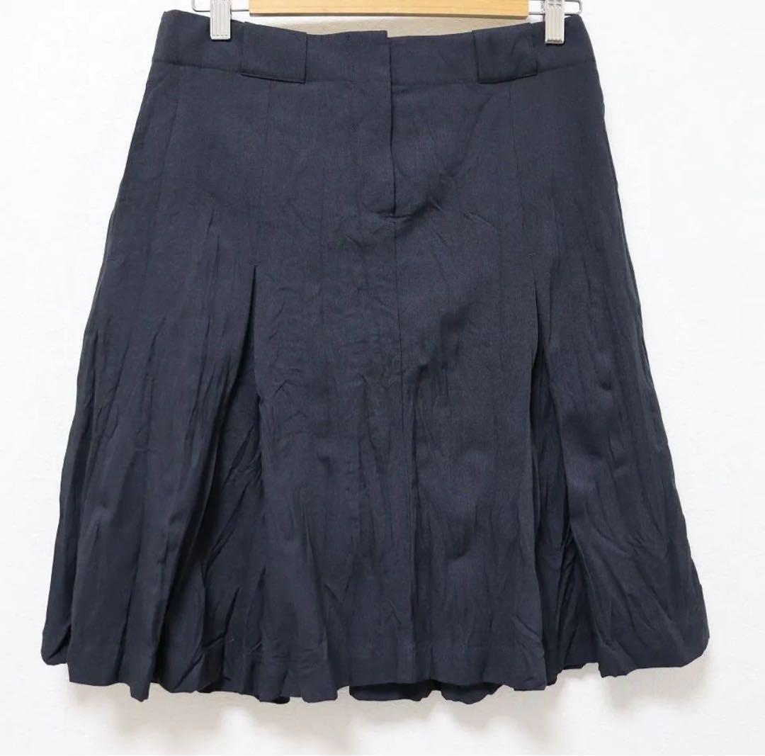 Acne Studios ネイビー プリーツスカート