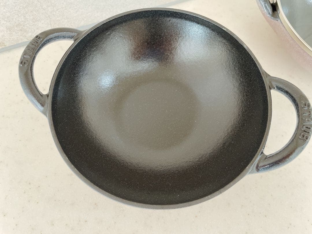 ストウブ ベビーウォック 16cm ガラス蓋付き