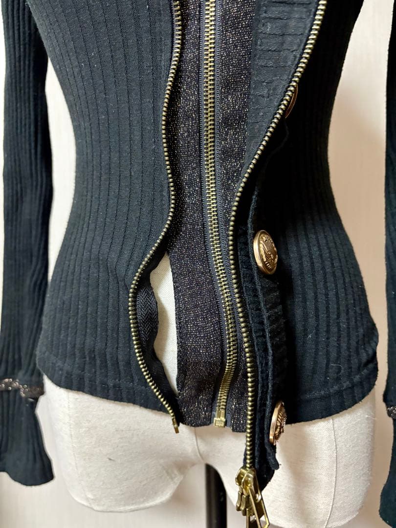 【正規品】元祖d.i.a フロントジップ トップス 平成 ギャルy2k