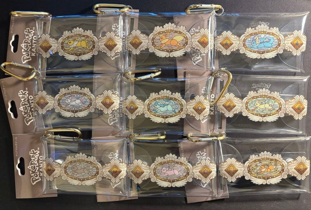 ポケパークカントー　限定　クリアマルチケース　全9種セット