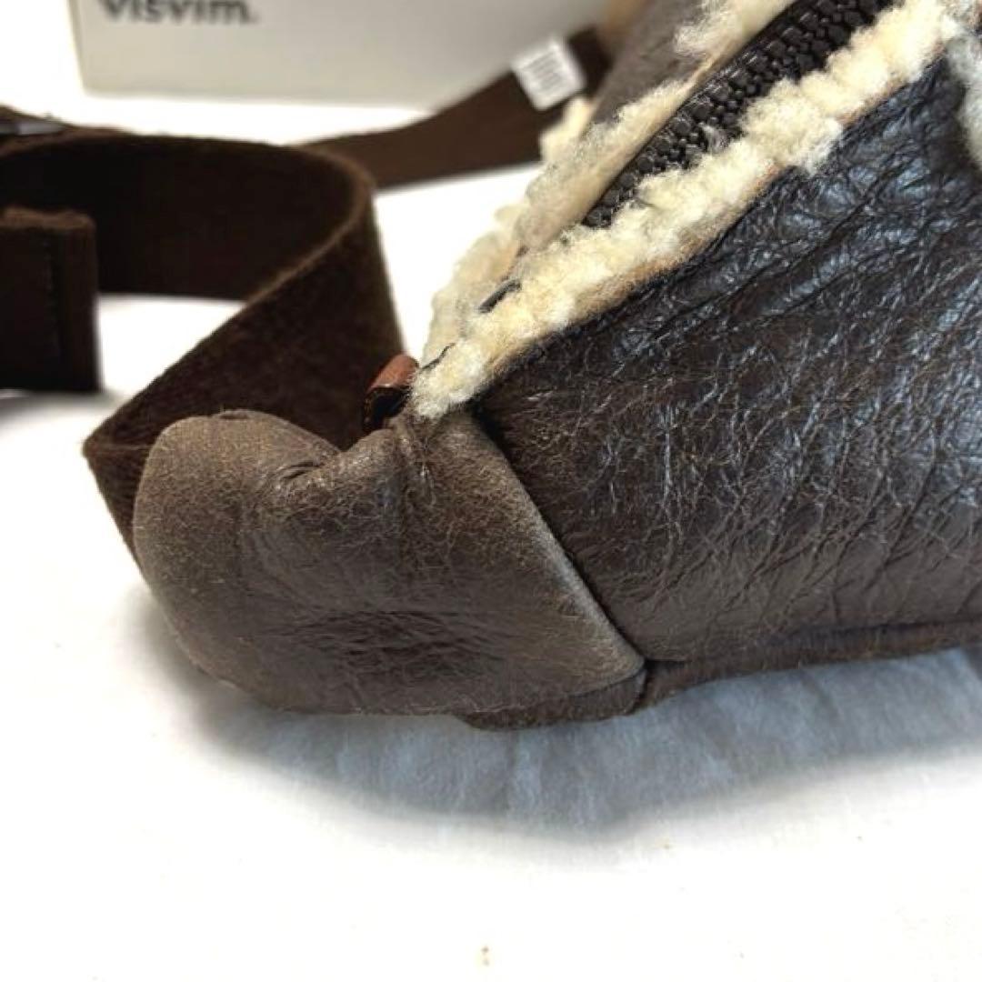 visvim ヴィズヴィム ムートン ウエストバッグ ボディバッグ brown