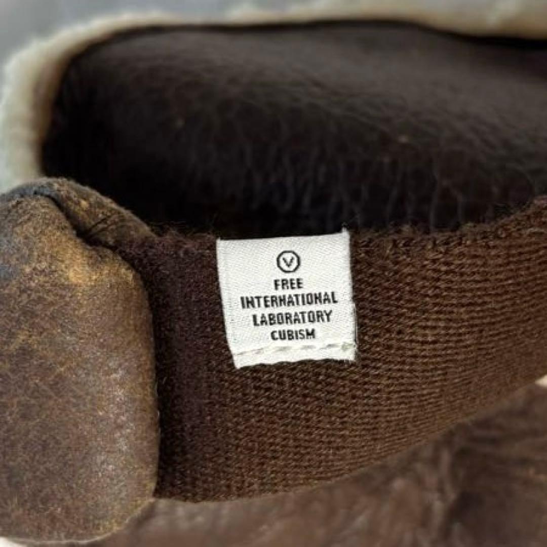 visvim ヴィズヴィム ムートン ウエストバッグ ボディバッグ brown