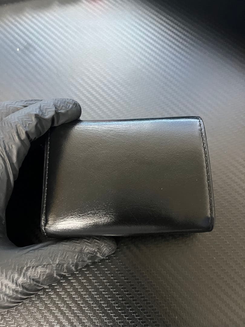 DIESEL三つ折りブラック財布 1dr Tri Fold Coin Xs Ii