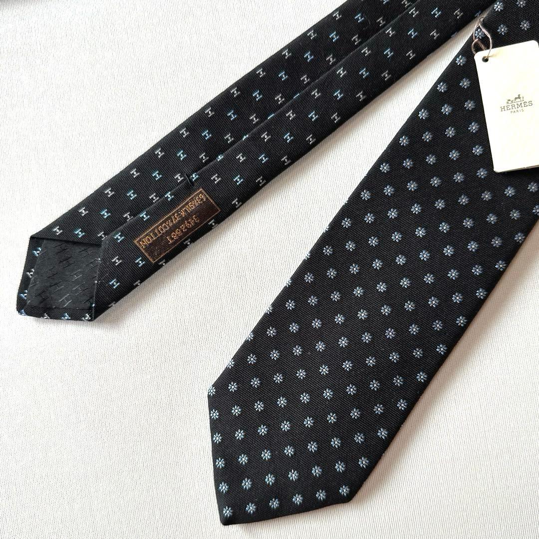 エルメス ネクタイ 《Hフラワー》新品 未使用