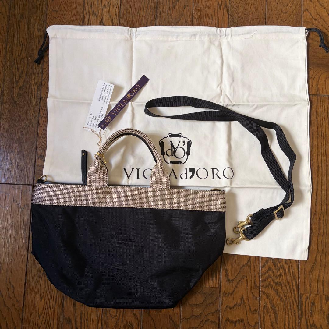 新品　VIOLAd'ORO ジーノ 2WAY ナイロントート V-2037