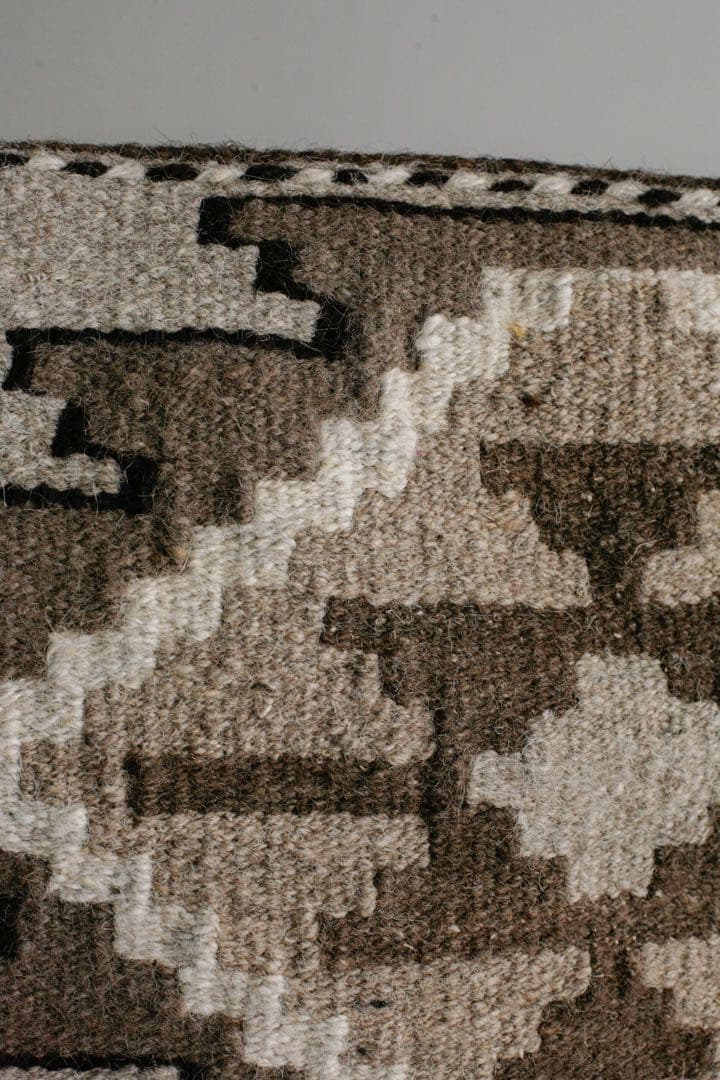 94cm×64cm キリムラグ　ウール　コットン　アジアン　ネイティブ柄