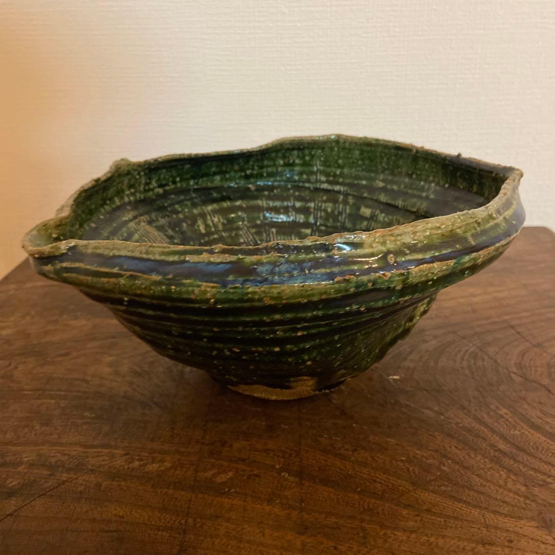 【個展作・特大片口】市野吉記 コウホ窯｜初期〜中期作風 朝鮮唐津系 大鉢