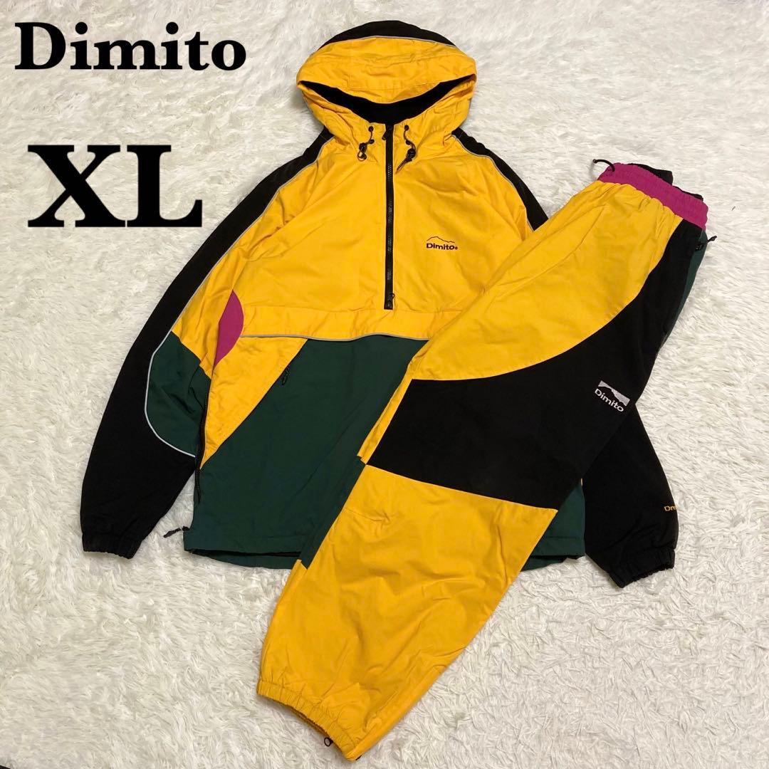 Dimito セットアップ 上下 スノーボード ウェア イエロー 韓国 XL