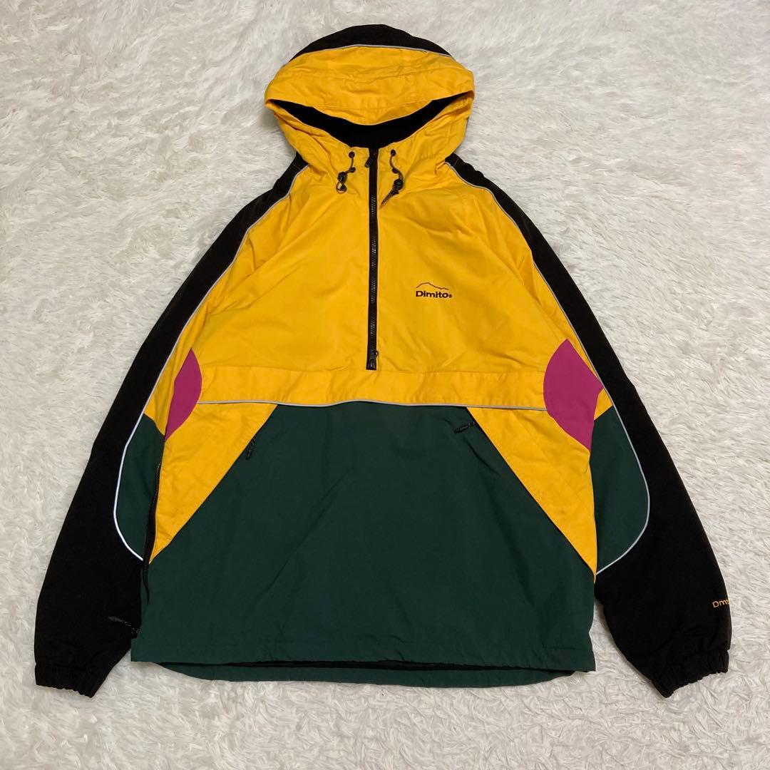 Dimito セットアップ 上下 スノーボード ウェア イエロー 韓国 XL