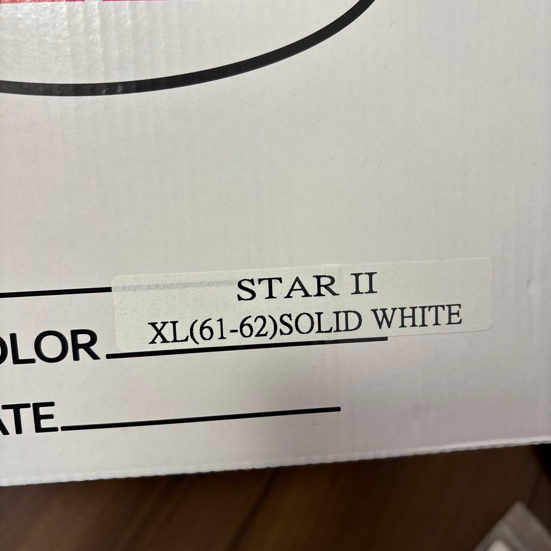 BELLSTAR2 ベルスター2 STARⅡ ソリッドホワイトXLサイズ