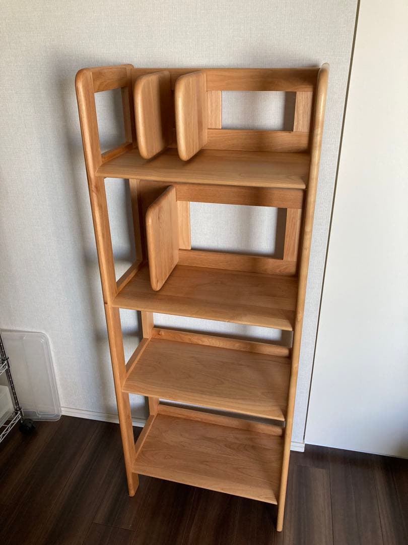 オープンラック本棚 棚 木製 ナチュラル 50cm エリスキッズ ISSEIKI