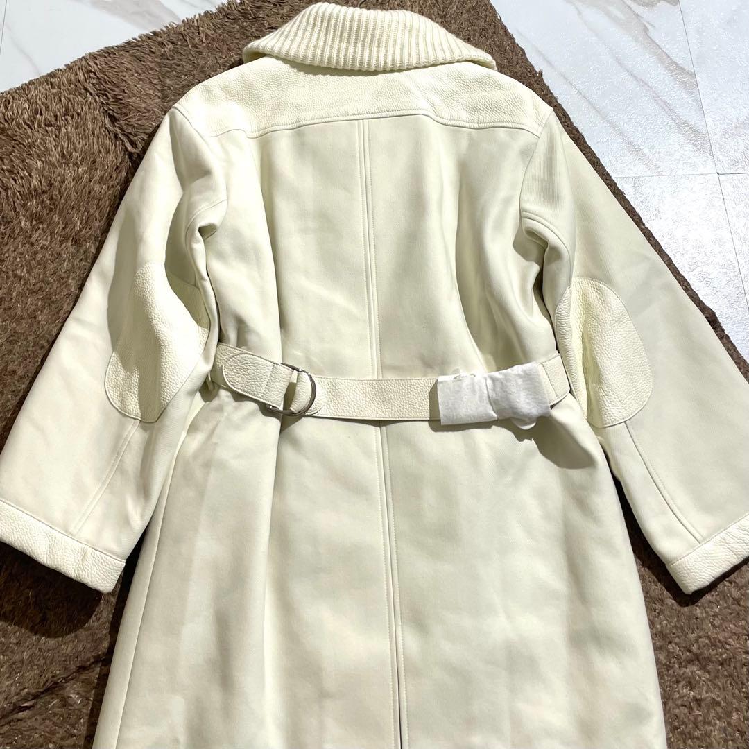 現行 タグ付き✨ エルメス HERMES トレンチコート ディアスキン カシミヤ