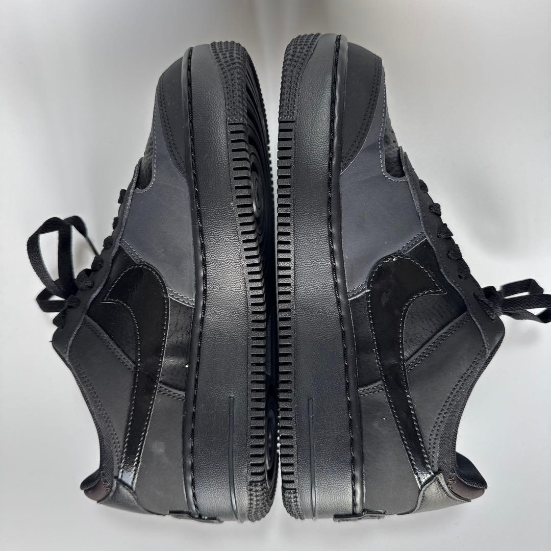 Nike Air Force 1 ブラック　25㎝　厚底