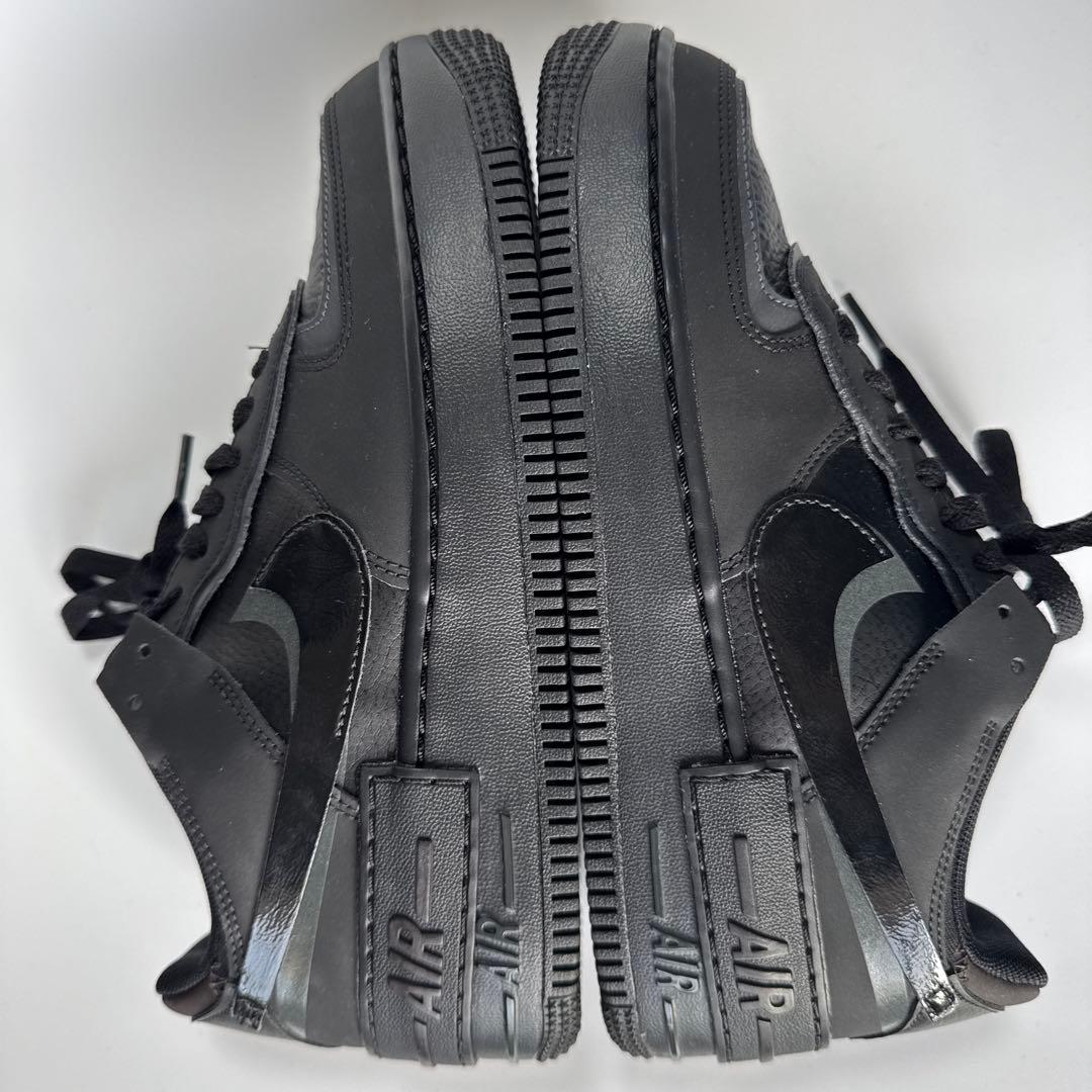 Nike Air Force 1 ブラック　25㎝　厚底