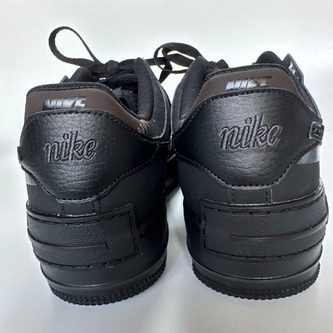 Nike Air Force 1 ブラック　25㎝　厚底